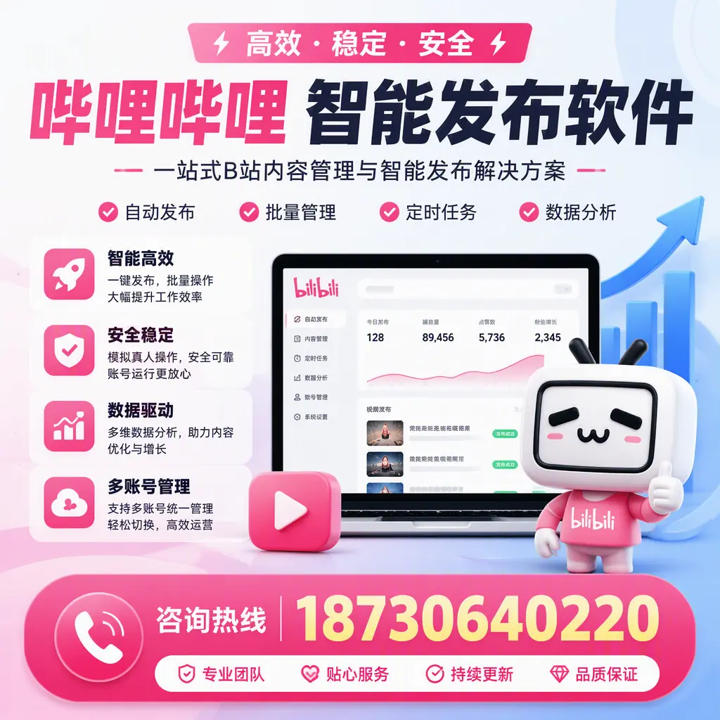 哔哩哔哩智能发布软件适用场景分析：在 张掖 的最佳实践