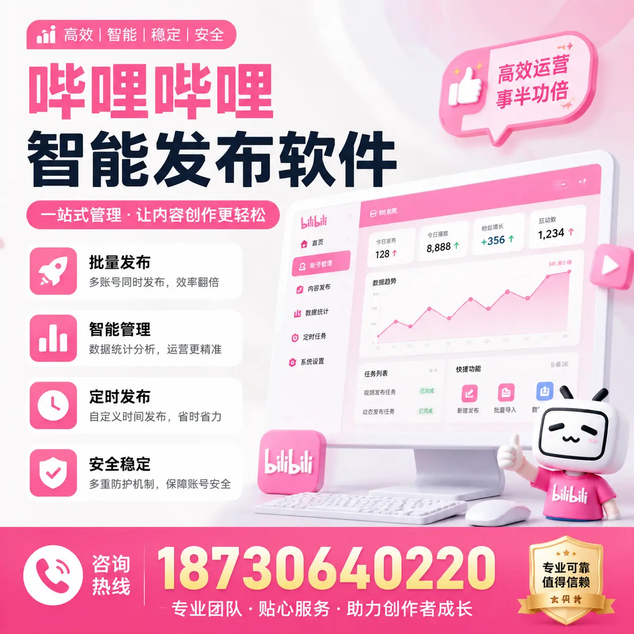 如何评估哔哩哔哩智能发布软件的ROI?张掖 企业必读