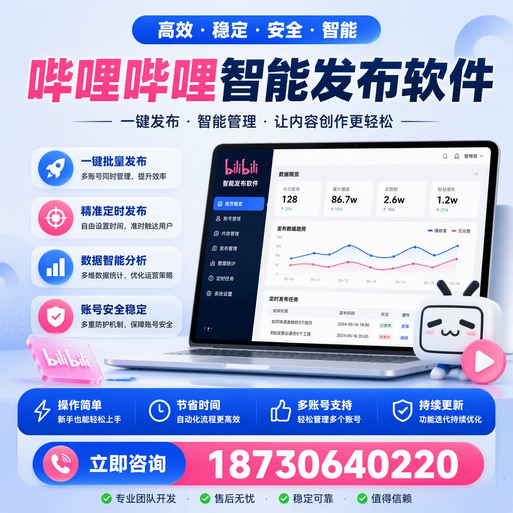 如何在 张掖 制定有效的哔哩哔哩智能发布策略